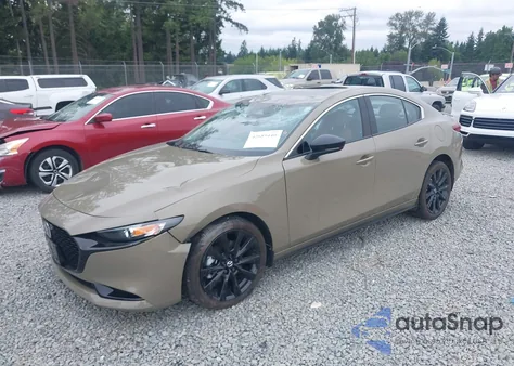 2025 Mazda Mazda3 2.5 Carbon Turbo from USA, damaged, VIN JM1BPBXY4S1776320